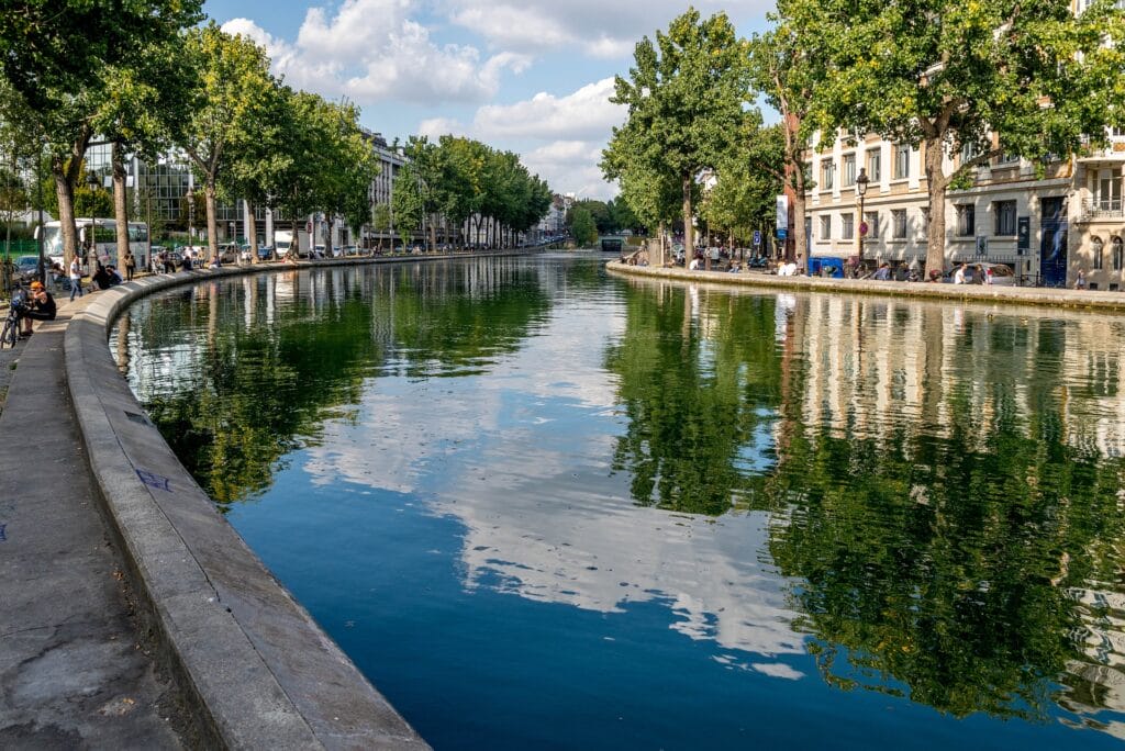 Canal Saint-Martin in Paris
