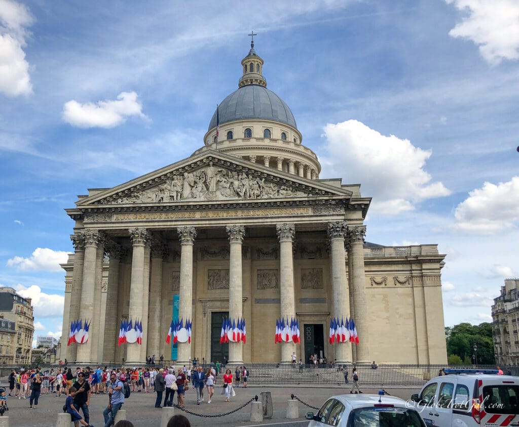 The Pantheon in the Latin Quarter in Paris