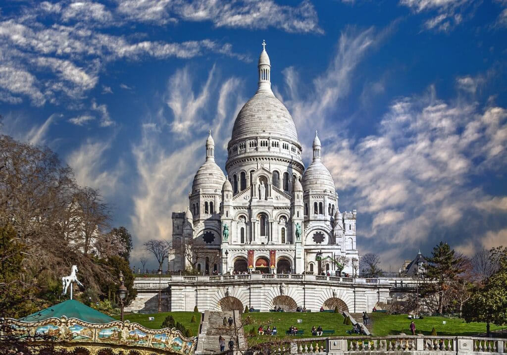 Sacre Coeur basilica in Paris
