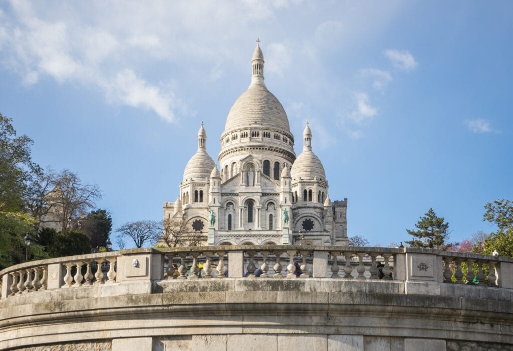 Sacre Coeur Basilica in Paris France