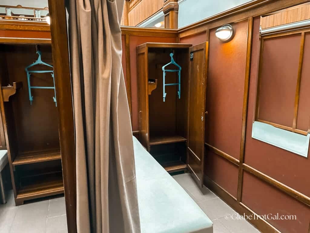 Gellert Thermal Baths massage area in Budapest Hungary