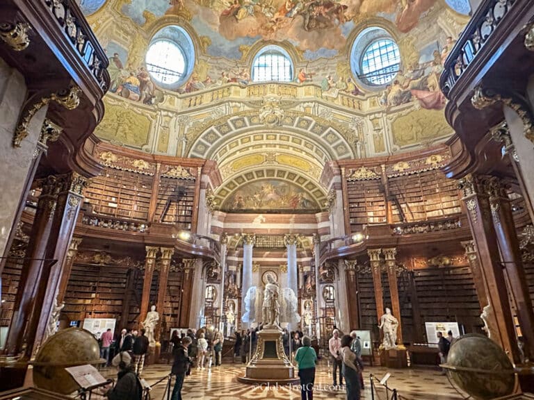 Interior of Austrian State Library Main Hall