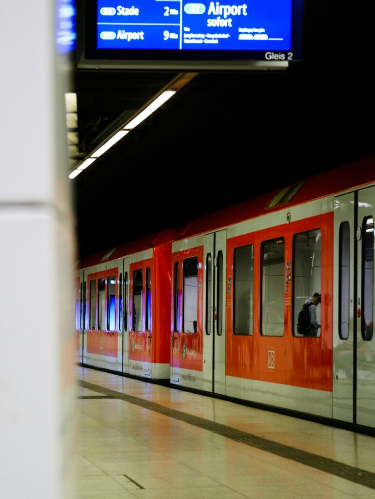 Deutschbahn train in Germany