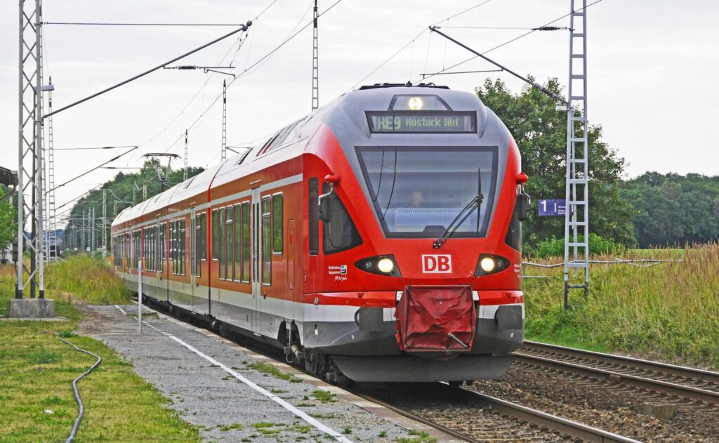 Deutschbahn train in Germany